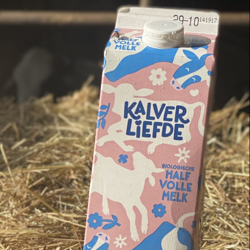 Roze melkpak